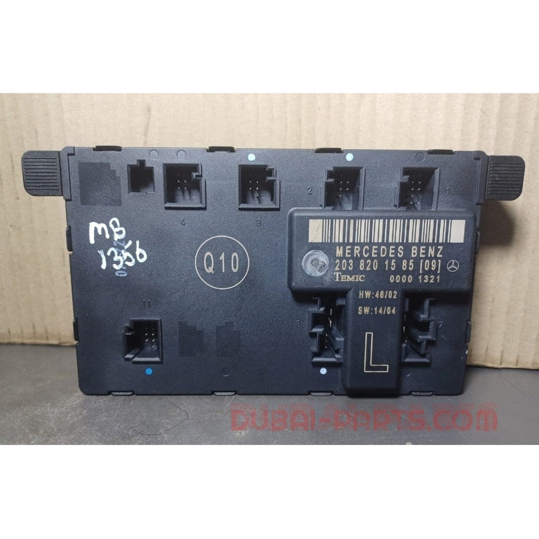 2003-2006 Mercedes-Benz W203 C-Class Front Left Side Door Control Module A203 820 15 85 OEM