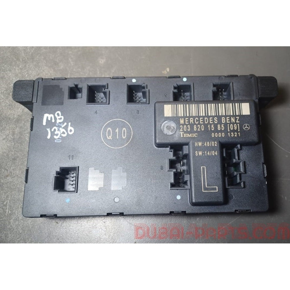 2003-2006 Mercedes-Benz W203 C-Class Front Left Side Door Control Module A203 820 15 85 OEM