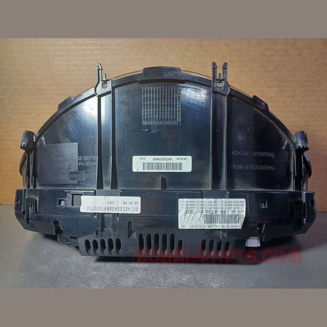 2009-2012 Mercedes-Benz W212 E-Class Instrument Cluster Speedometer A212 540 89 47 OEM