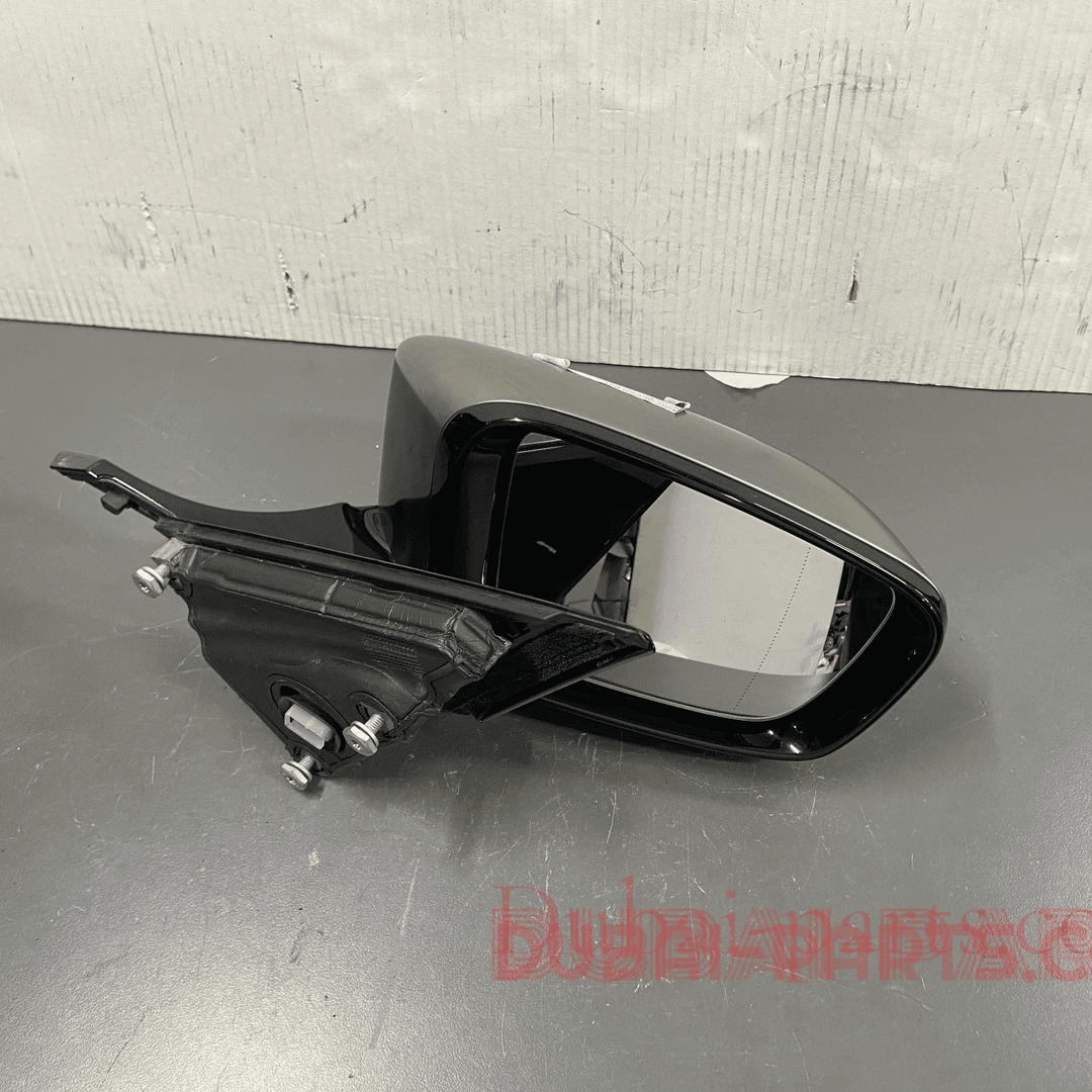 مرآة جانبية يمنى لسيارة BMW G12 (للسيارات ذات المقود الأيسر) مع إشارة انعطاف وكاميرا، أصلية مستعملة