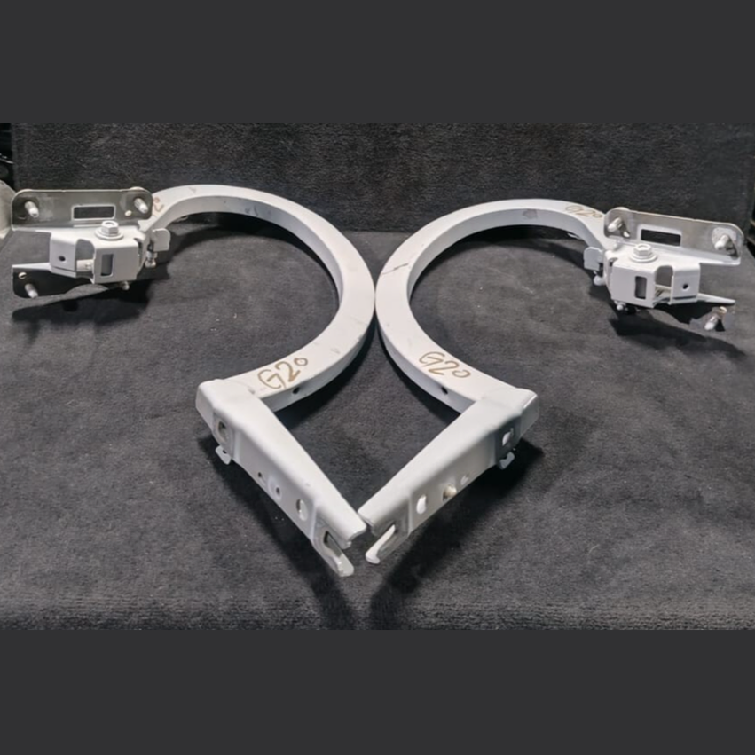 BMW 3 SERIES G20 SALOON PAIR OF REAR TAILGATE BOOT HINGES WHITE 7430640 -7430639