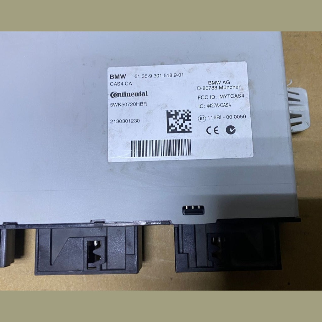 2012-2015 BMW 750i xDrive Cas Control Unit 9301518 5 Series, 6 Series, 7 Series,