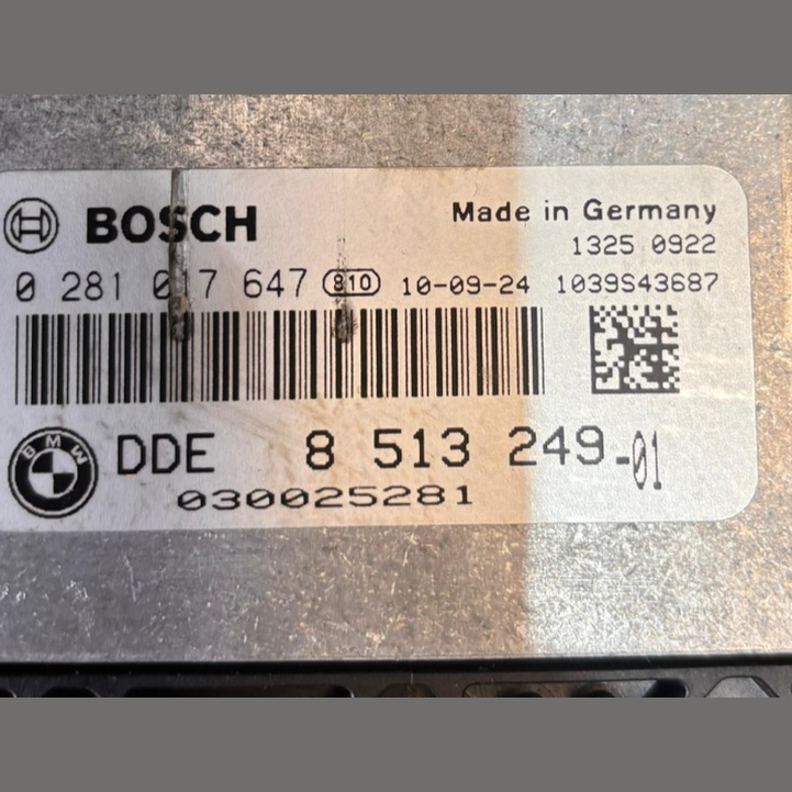 BMW X3 F25 DIESEL ENGINE CONTROL UNIT MODULE ONLY ECU  OEM - 8513249