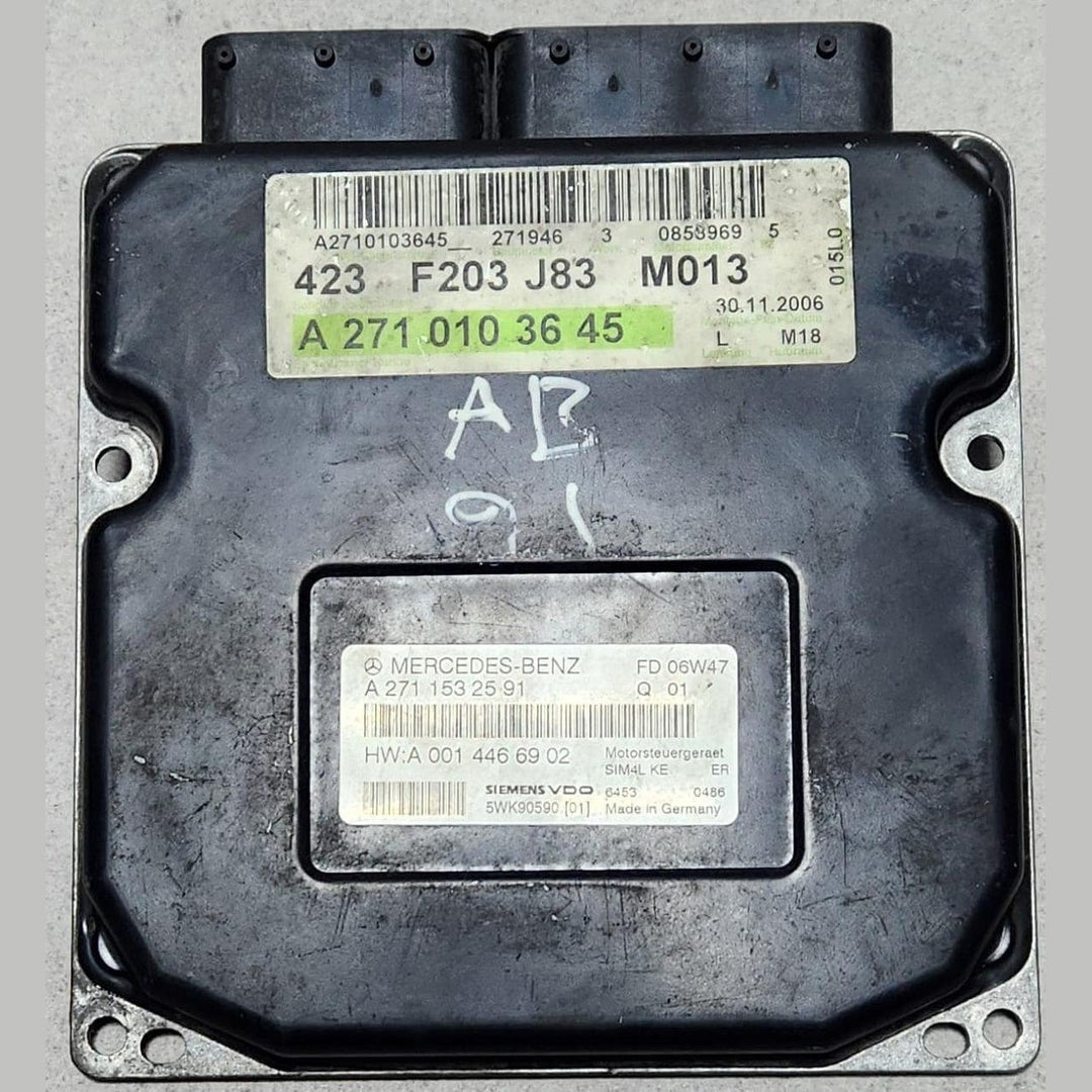 Benz Engine Control Unit A2710103645 CLC W203 C-Class 1.8 Petrol