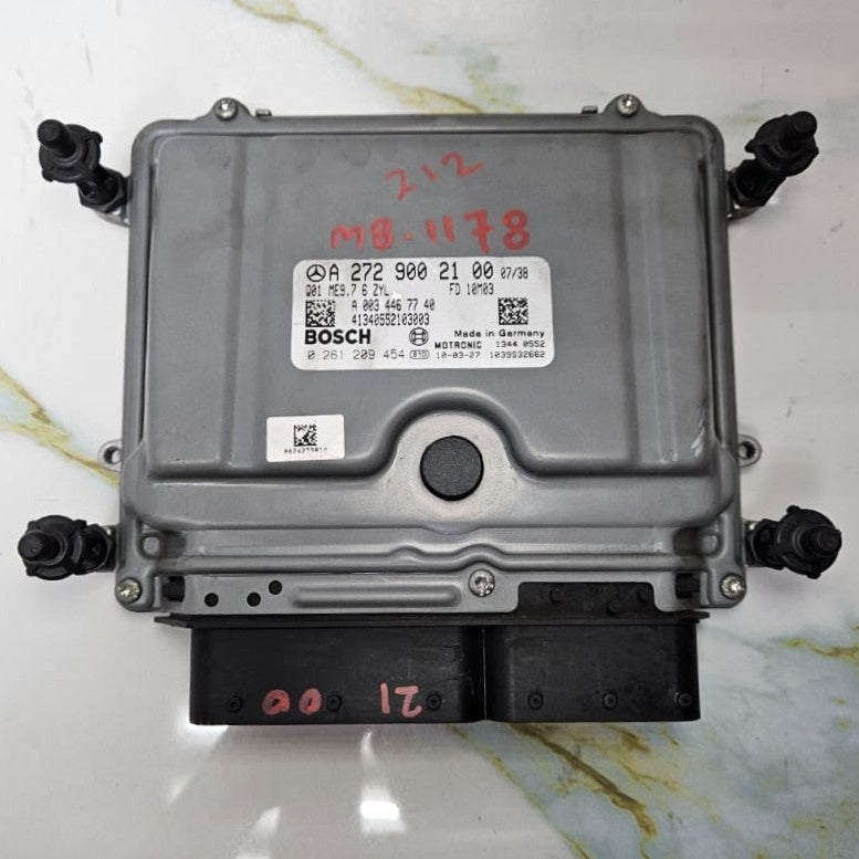 08-12 Mercedes W212 GLK Engine Control Module Unit ECM ECU A272 9002100 OEM