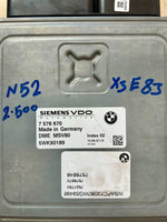 Load image into Gallery viewer, 07-10 BMW E83 X3 3.0 3.2 L N52 ENGINE SET DME MSV80.1 EWS4.4 KEY 7576670