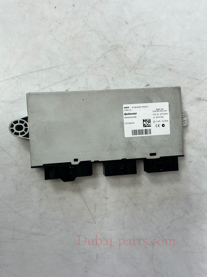 2012-2015 BMW 5' 6' 7' X3, and X4 750i xDrive Cas4 CA Control Unit 9301518 OEM