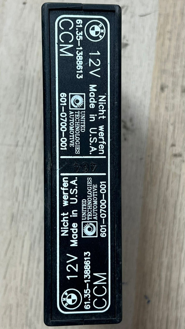 1994 BMW 530i Check Control Module 1388613 5-Series E34