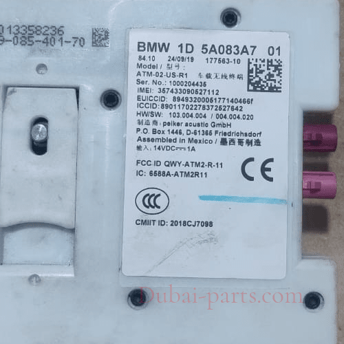 BMW G20 G84 M4 TELEMATICS CONTROL UNIT MODULE -1D- 5A083A7