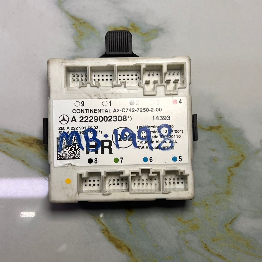 2015 Mercedes-Benz W205 W222 Door Control Module Unit A 2229002308 S400 C200 