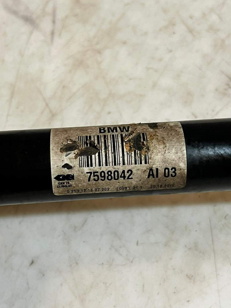 2011-2017 BMW X3 F25 X4 F26 Rear RIGHT Drive Shaft AXLE 7598042 OEM