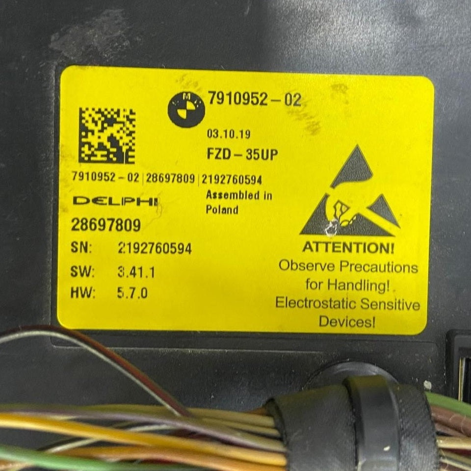 OEM BMW G20 X3 G01 ROOF UPPER OVERHEAD CONSOLE DOME LIGHT LAMP SWITCH 7910952