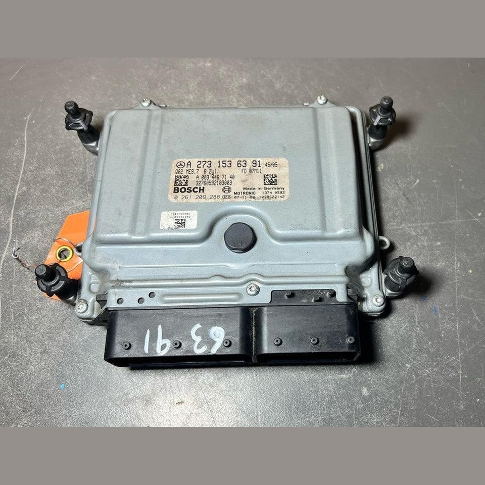 07-12 Mercedes W164 GL ML GLE ECU Engine Control Module Unit A273 1536391 OEM