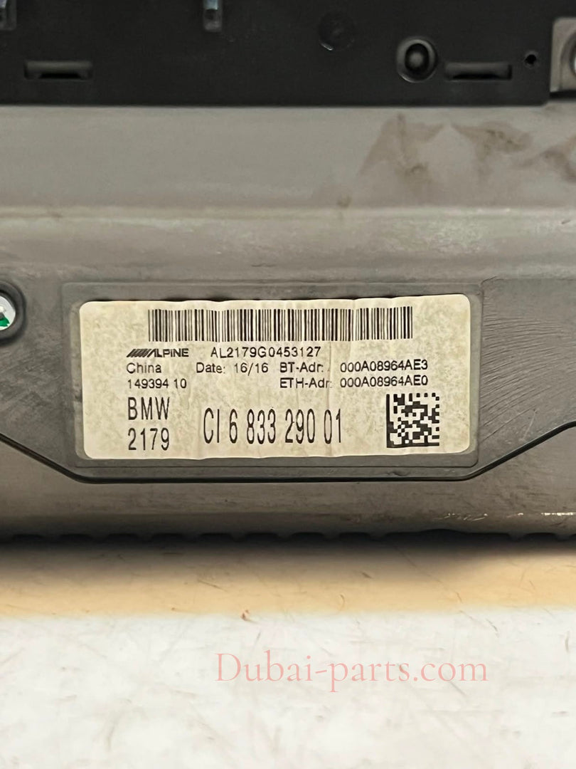 2016 BMW X1 F22 F32 Navigation System Head Unit Basic 6833290 OEM