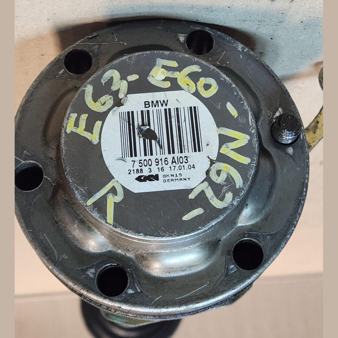 2000-2006 BMW X5 Rear Output Drive Shaft 7500916 X5 E53