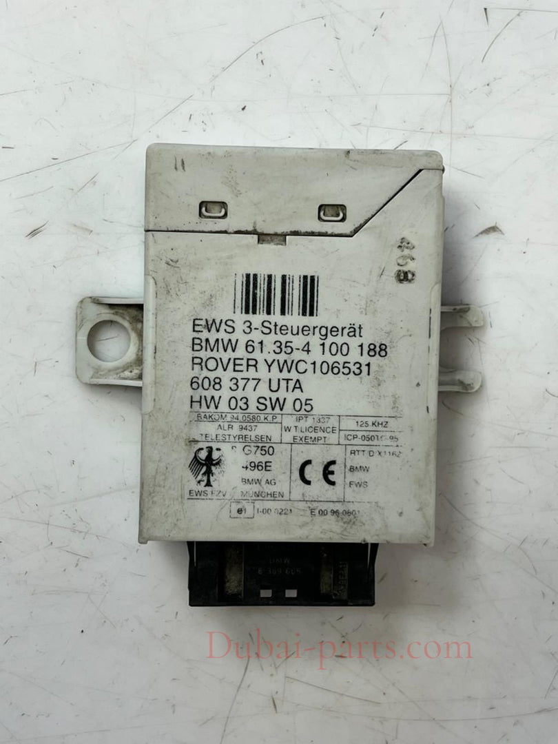 2000-2006 BMW 5' M57 E39 E46 X5 E53 EWS Immobilizer Control Unit 4100188 OEM
