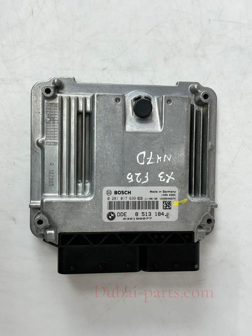 BMW X3 F25 N47D F10 Engine Control Unit ECU SET DDE + CAS4 +1 KEY 8513184 OEM
