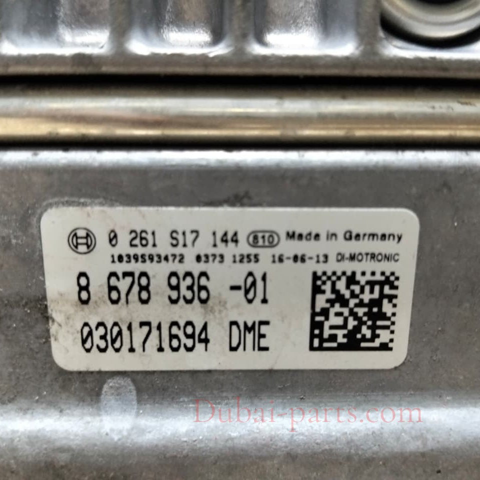 BMW G12 N63B44C 750LI 2018 ENGINE CONTROL UNIT ECU COMPLETE SET + KEY - 8678936