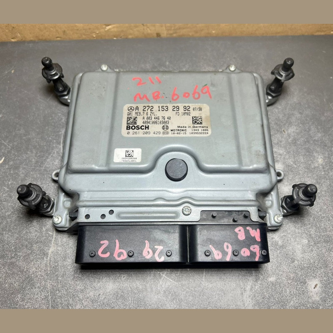 08-10 Mercedes W211 E-Class Engine Control Module Unit ECM ECU A272 1532992 OEM