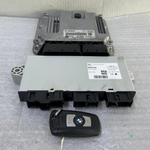 Load image into Gallery viewer, OEM BMW X3 F25 N47N ENGINE CONTROL ECU UNIT MODULE DDE ECU SET 8572419