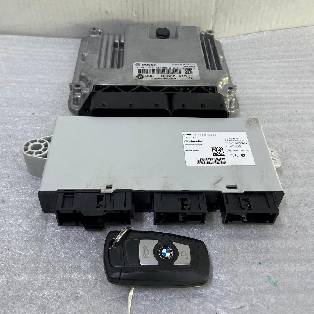 OEM BMW X3 F25 N47N ENGINE CONTROL ECU UNIT MODULE DDE ECU SET 8572419