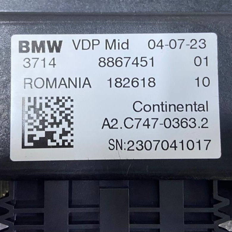OEM BMW X5 G05 ACTIVE SUSPENSION COMPUTER CONTROL MODULE 8867451