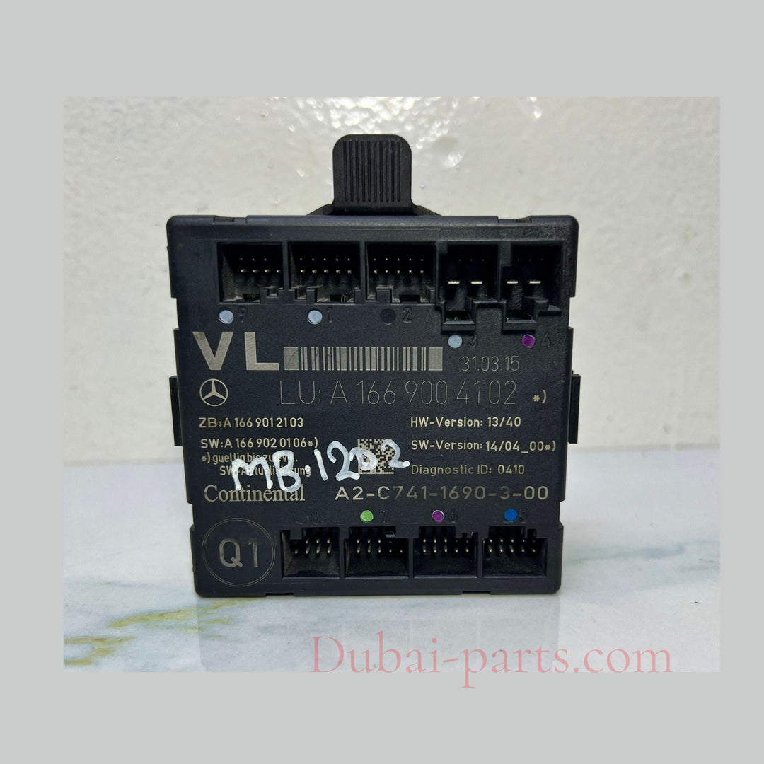 Mercedes W166 ML GLE GL Front Left Side Door Control Module A166 9004102 OEM