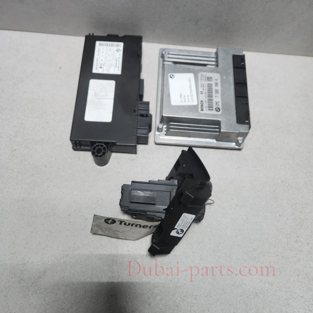 2006-2009 BMW X5 4.8I Engine Control Unit 7582306 N62N ECU SET RHD