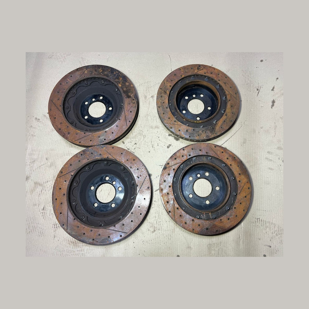 10-14 Mercedes-Benz W212 E-Class AMG E63 Front \ Rear Calipers Brake Discs Set
