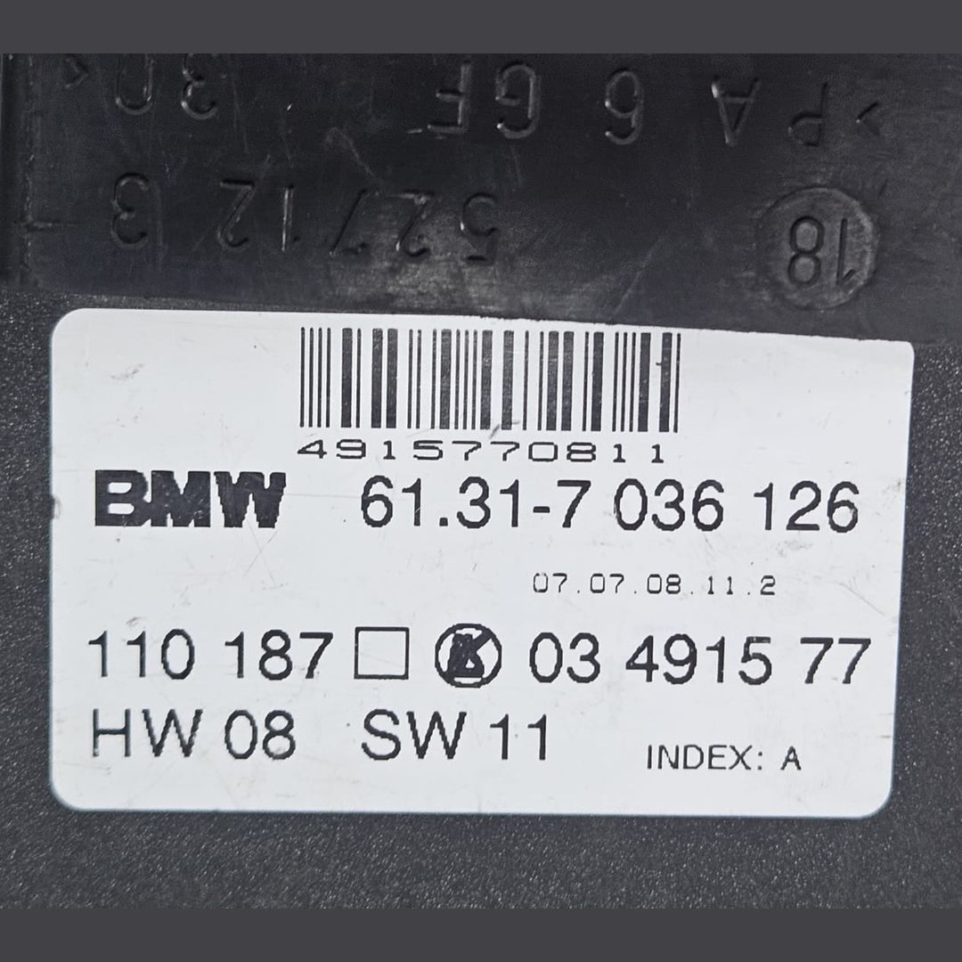 BMW E46, 6 Series E63, X3 E83 Right side Seat Control Switch 7036126 OEM