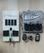 Load image into Gallery viewer, BMW F30 N55 HYBRID ECU DME Set 8621008 FEM Key Complete Kit OEM
