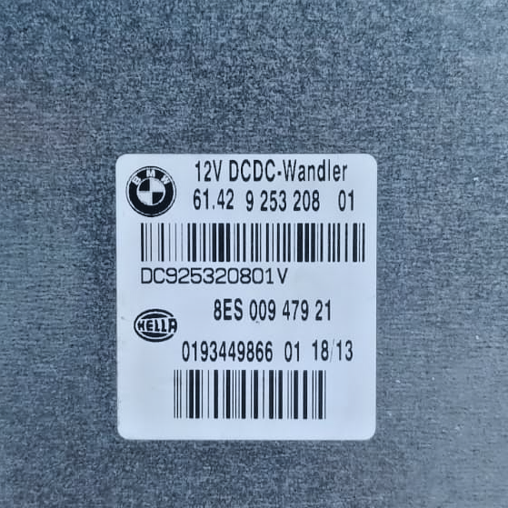 BMW E84 X1 DC VOLTAGE CONVERTER MODULE 9253208 OEM
