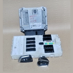 قم بتحميل الصورة إلى عارض الصور، BMW X1 F48  B47 ENGINE CONTROL UNIT ECU SET WITH KEY - 8470176