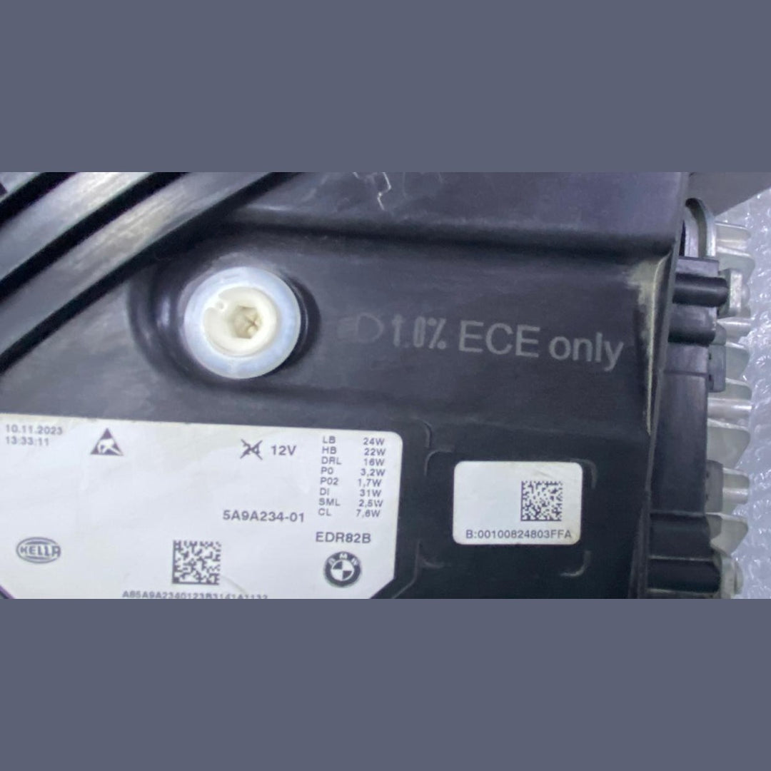 OEM BMW X1 U11 HEADLIGHT FRONT RIGHT SIDE ECE MODEL 5A9A234 LHD NO MODULE