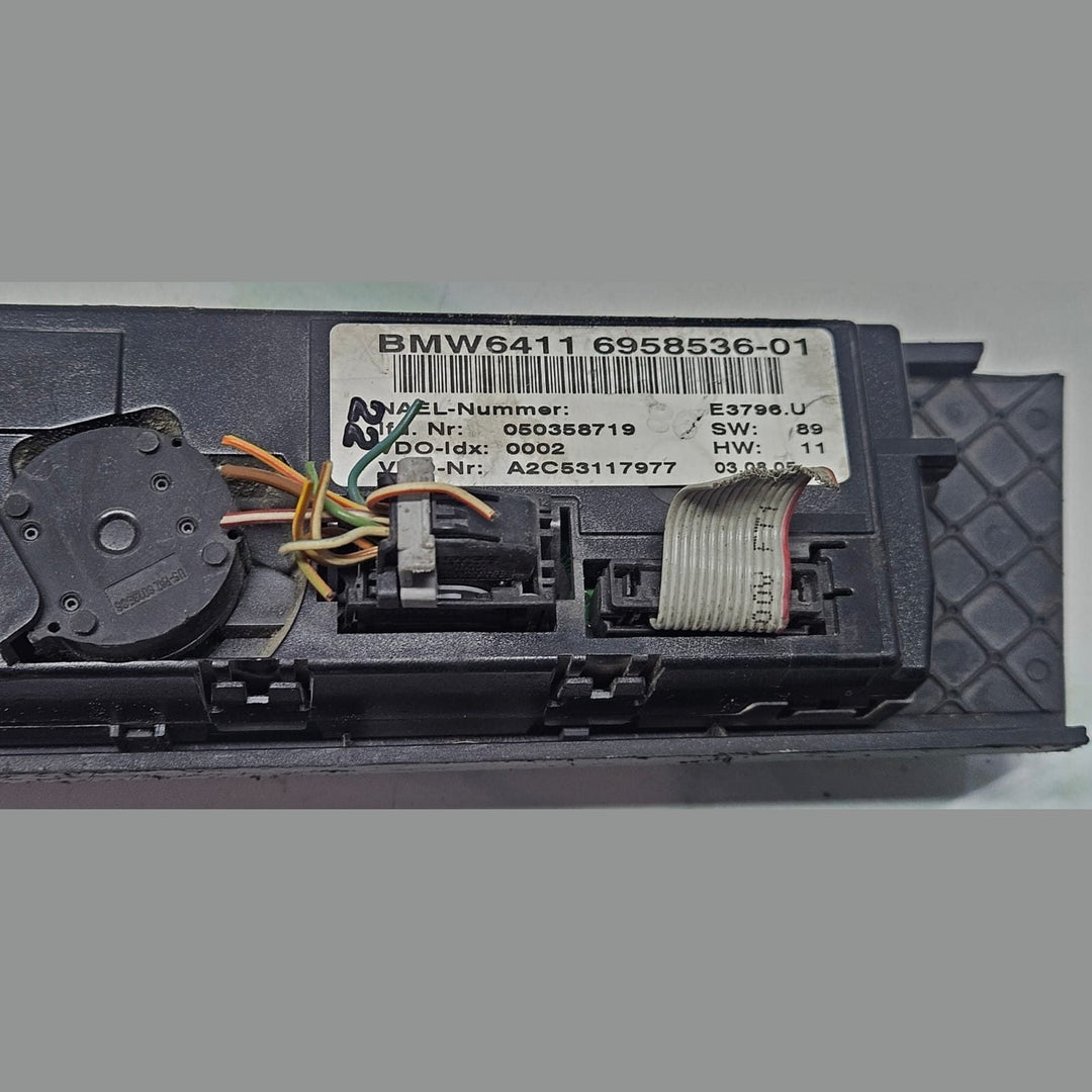 06-13 BMW E90 3ER MITTE ARMATURENBRETT AC HEIZUNG SCHALTER STEUERUNG 6958536 OEM