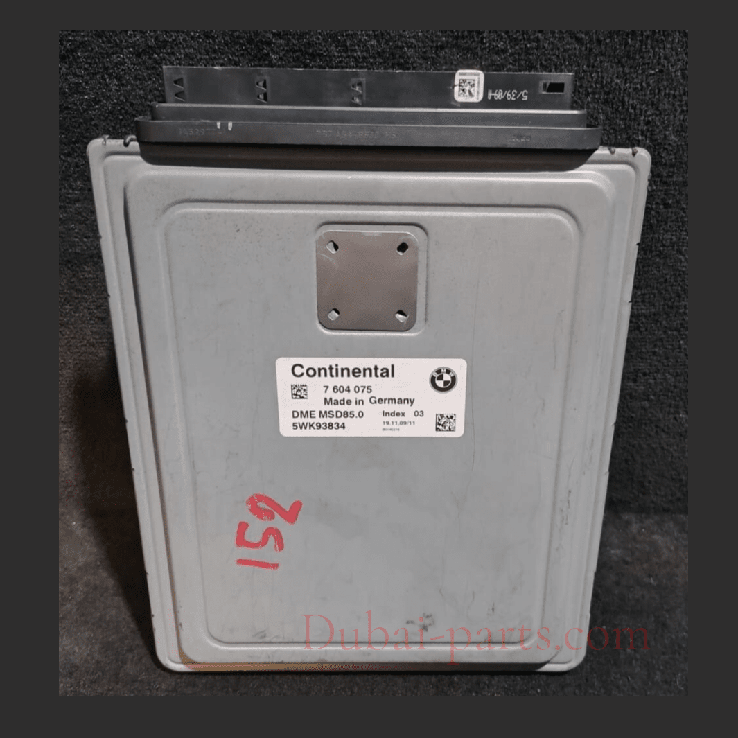 BMW 750i F02 N63 ENGINE CONTROL ECU UNIT   MSD85.01214 - 7604075