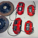 Bild in die Galerieansicht laden, Mercedes-Benz E63 W212 E-Class Front \ Rear Brembo Red Calipers &amp; Brake Discs