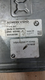 قم بتحميل الصورة إلى عارض الصور، 2008-2010 BMW 528i Engine Control Unit 7576297 DME MSV80 5WK90188 ECU E60 E90