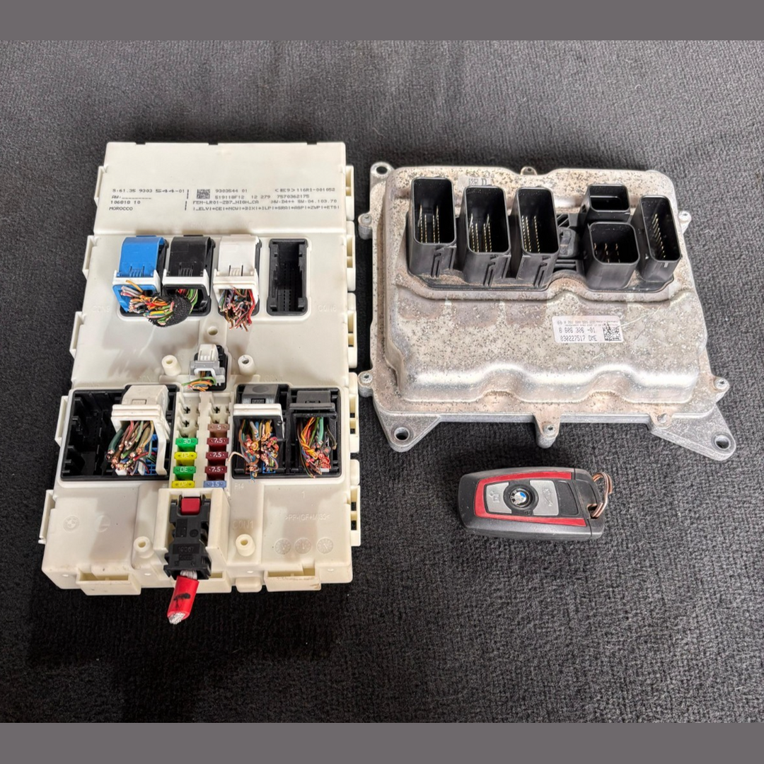 BMW F30 320I N20 ECU DME KIT WITH KEY FEM P/N 8606306