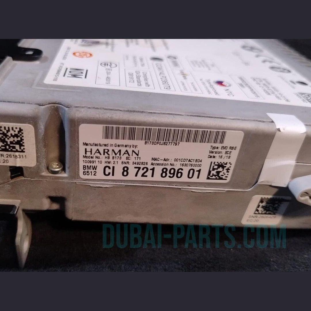 Bmw 5 7 X5 Series G30 G31 G11 G12 F15 F16 DVD Audio Player Head Unit - 8721896