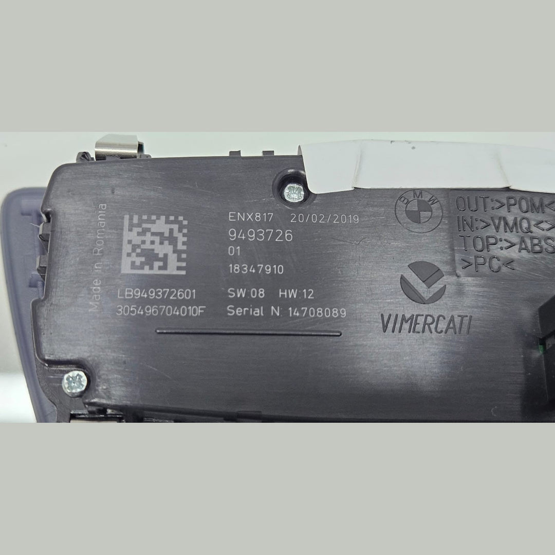 9493726 BMW G12 740i RHD 2015 Head Light Control Switch OEM