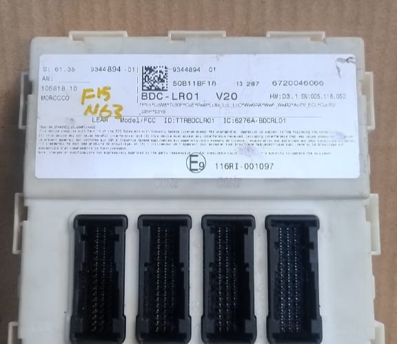 BMW X5 F15 F85 X6 F16 F86 FEM BDC ELECTRONIC CONTROL MODULE - 9344894