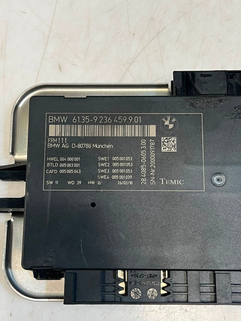 BMW 5 Series GT F07 FRM3 Footwell Light Control Module 9236459 OEM