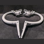 Load image into Gallery viewer, BMW 3 SERIES G20 SALOON PAIR OF REAR TAILGATE BOOT HINGES WHITE 7430640 -7430639