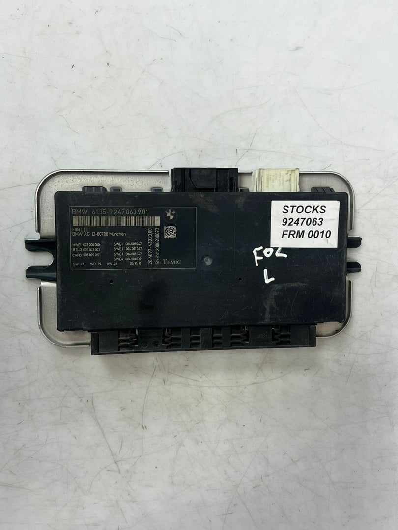 2010-2016 BMW 550i F10 F12 F01 F25 F26 Footwell Light Control Module 9247063 OEM