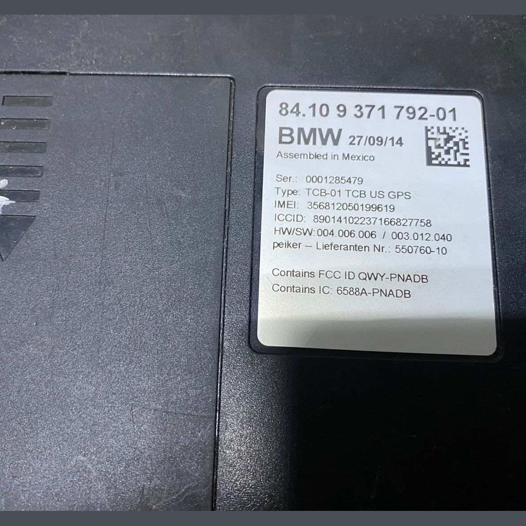 2012-2016 BMW X3 F30 3 Series, 4 Series Telematics Control Unit 9371792
