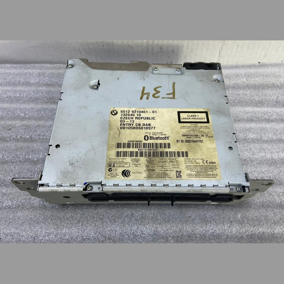 OEM BMW 1 3 SERIES F20 F21 F30 F31 F34 RADIO CD PLAYER HEAD UNIT 9310461