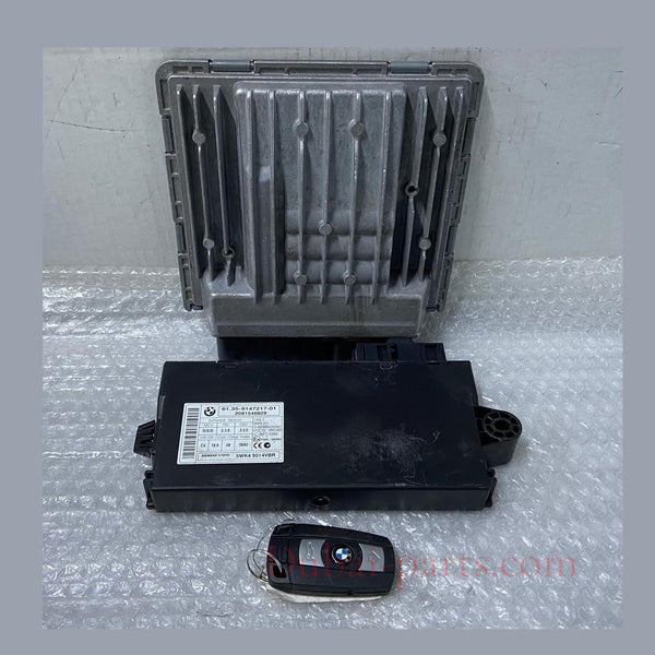 OEM BMW X5 E70 E63 N52 ENGINE CONTROL UNIT DME ECU SET 7587164 CONTINENTAL