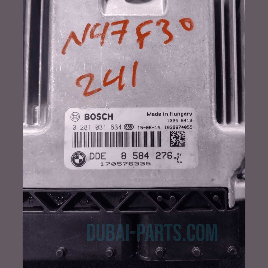 BMW AUTOMATIC F30 F31 320d N47N 163HP ENGINE CONTROL UNIT MODULE ONLY - 8584276