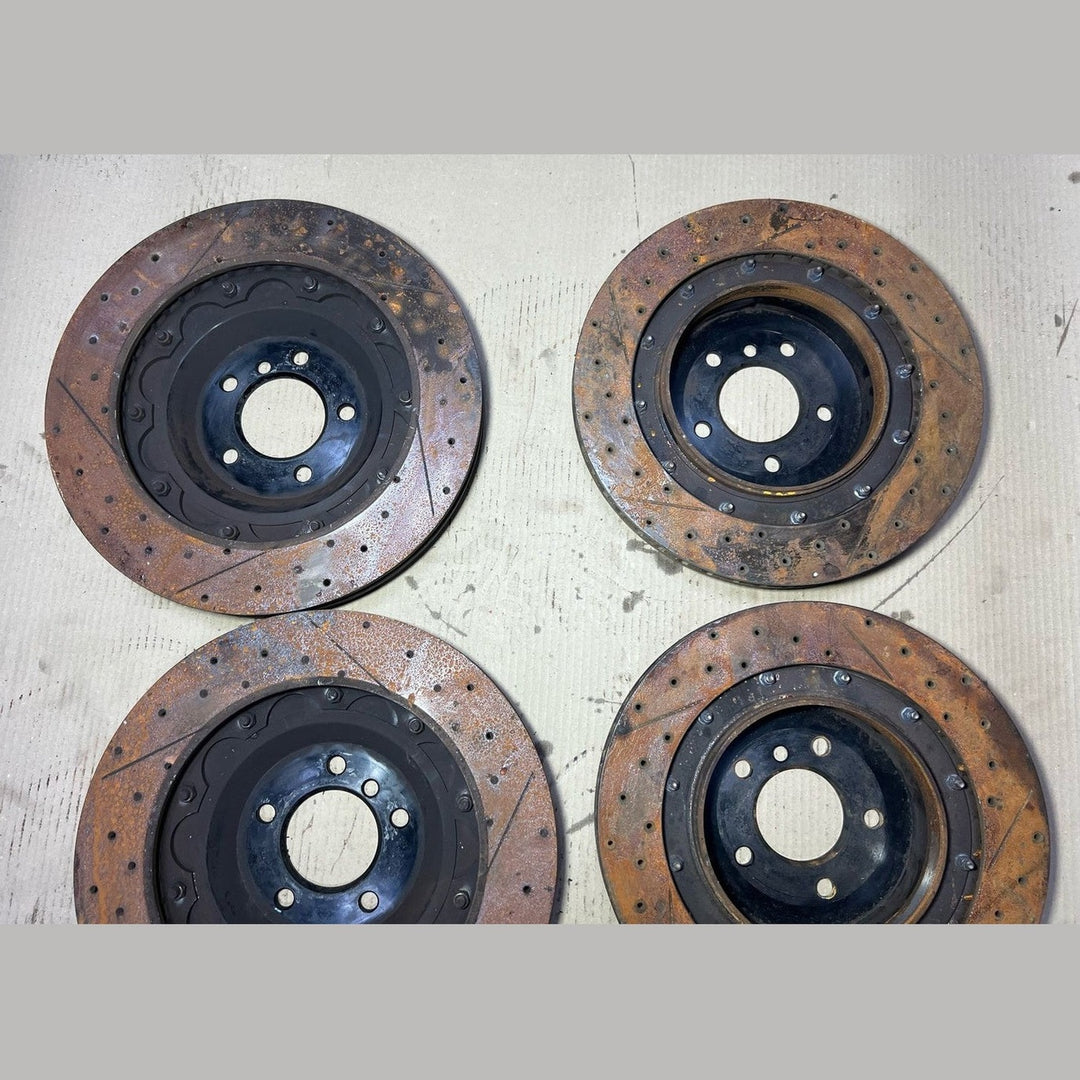 10-14 Mercedes-Benz W212 E-Class AMG E63 Front \ Rear Calipers Brake Discs Set